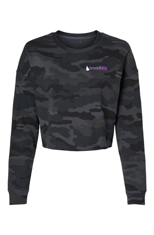 OG Logo Camo Cropped Crewneck
